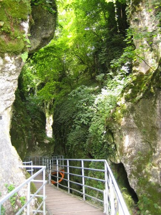 Steg in der Gorges du Fier