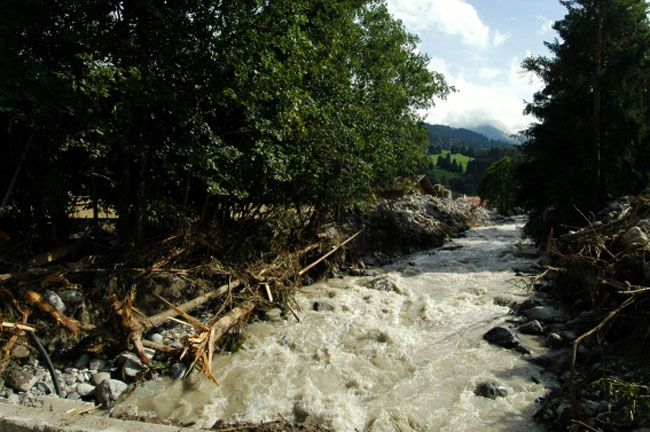Chrirel nach dem Hochwasser 2005