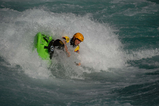Semifinale Europameisterschaft Rodeo auf der Aare bei Thun