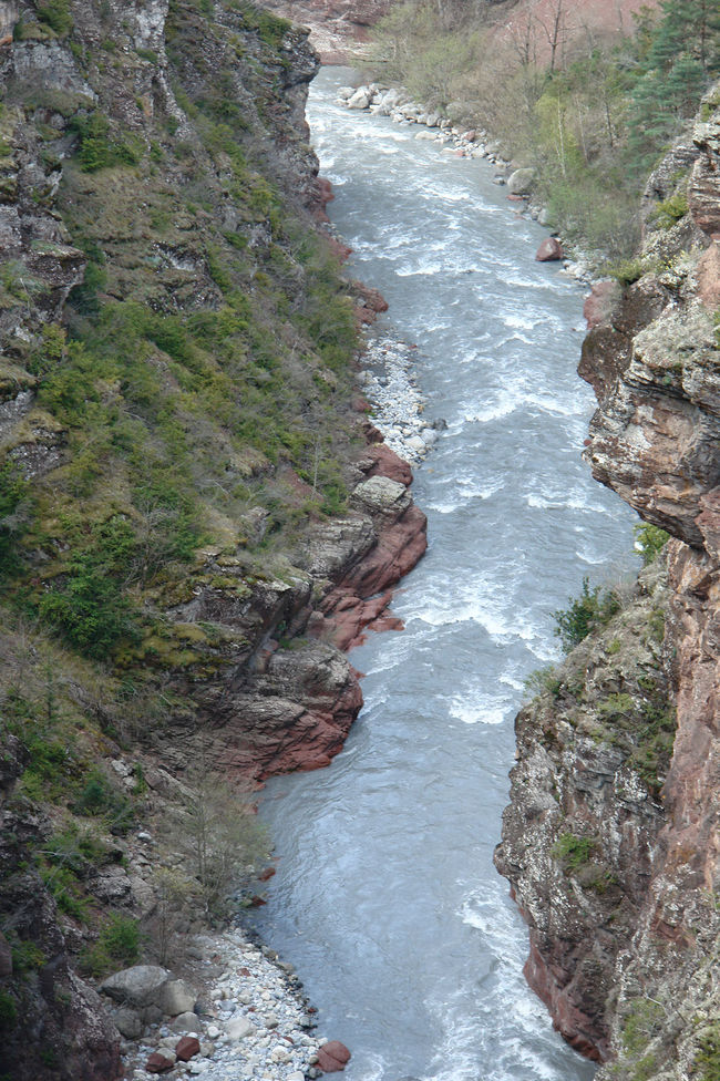 Gorges de Dalius mit höherem Wasserstand